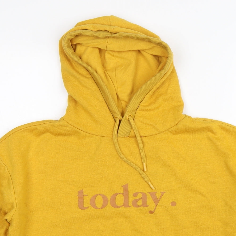 Primark Womens Yellow   Pullover Hoodie Size XS  - Today