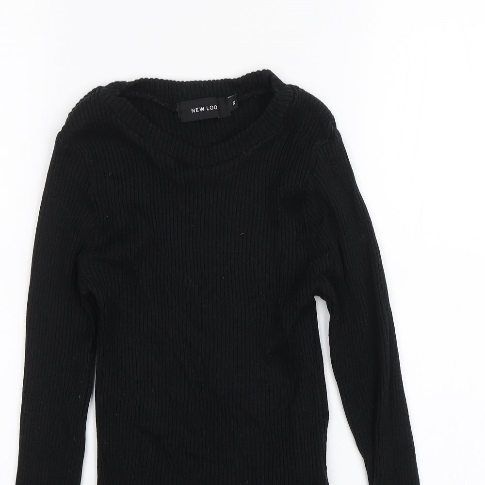 New Look Womens Black   Pullover Jumper Size 8