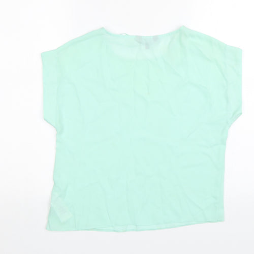 New Look Womens Green   Basic Blouse Size 8