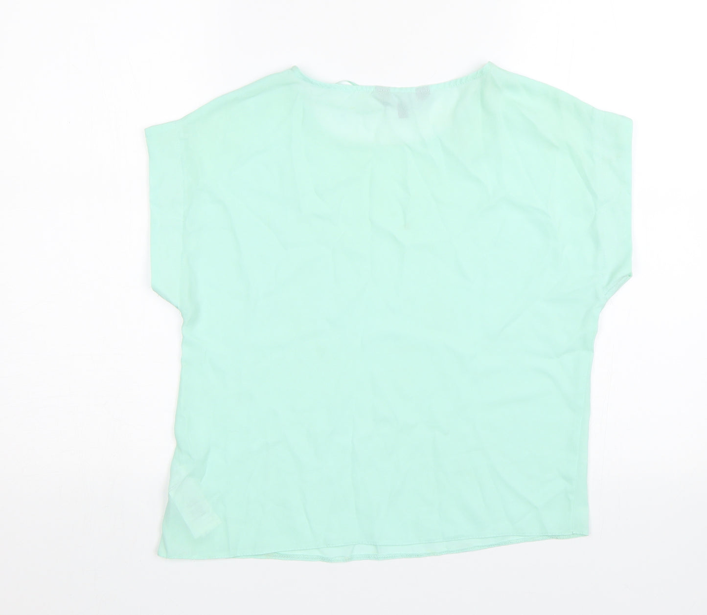 New Look Womens Green   Basic Blouse Size 8
