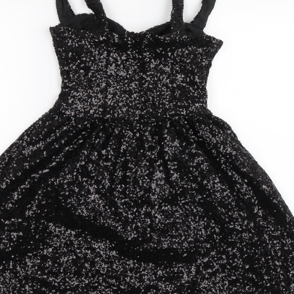Topshop Womens Black   Mini  Size 8