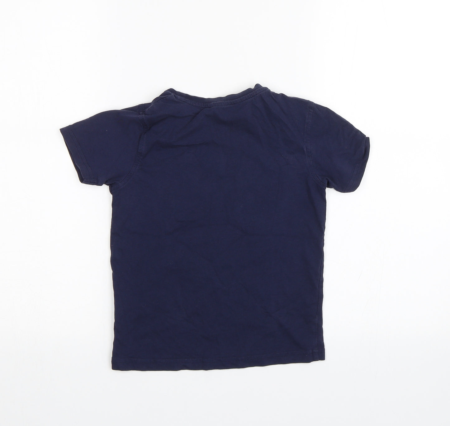 George Boys Blue   Basic T-Shirt Size 6-7 Years  - game legend