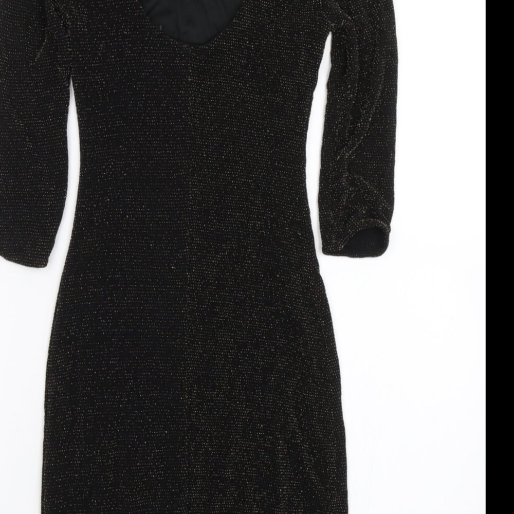New Look Womens Black   Pencil Dress  Size 8
