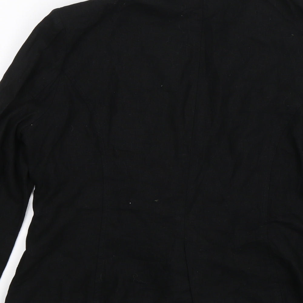 Peacocks Womens Black   Jacket  Size 14