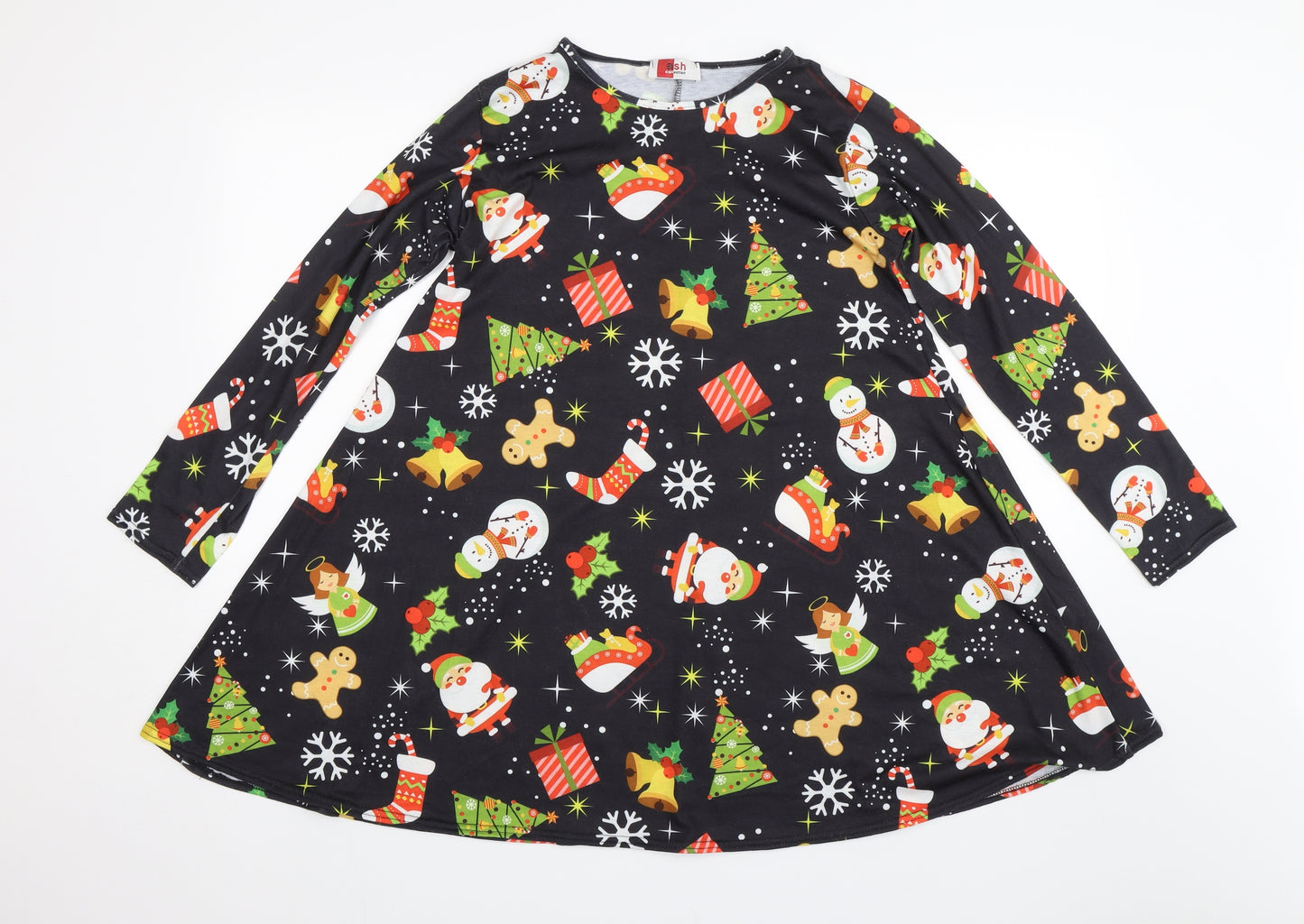Ash Collection Womens Black   Shift  Size M  - Christmas
