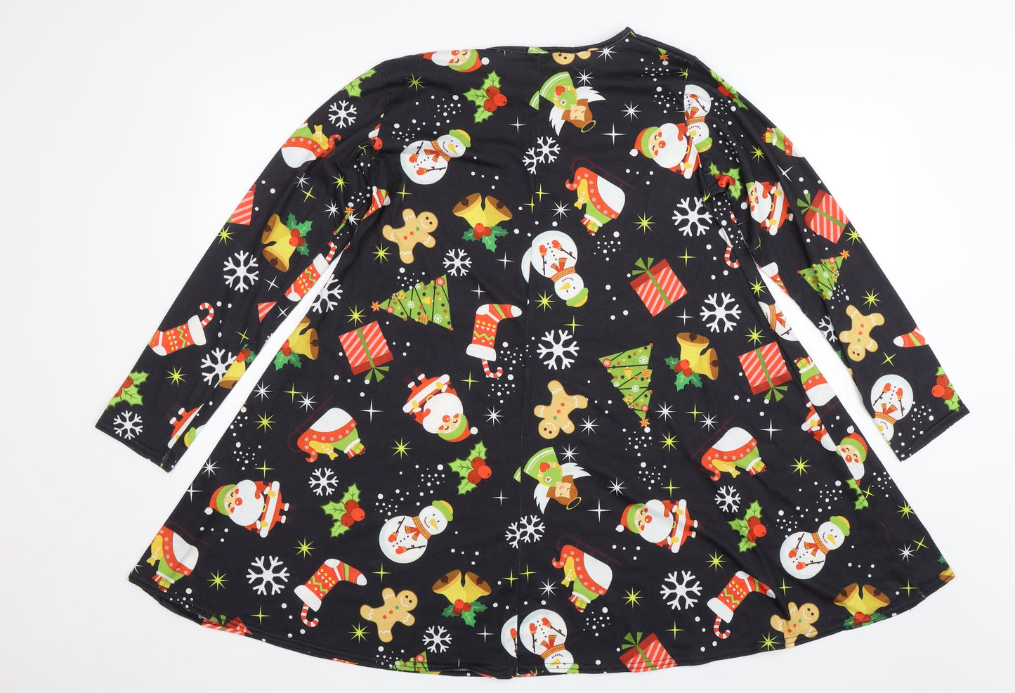 Ash Collection Womens Black   Shift  Size M  - Christmas