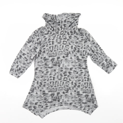 TIGI Womens Grey   Tunic Jumper Size 10