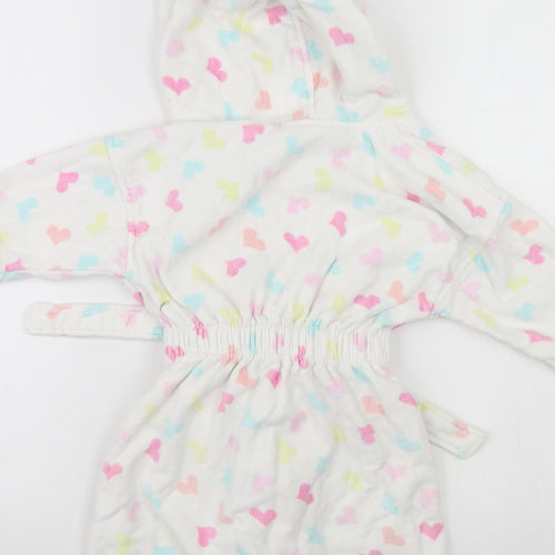 NEXT Girls White Polka Dot   Gown Size 2-3 Years