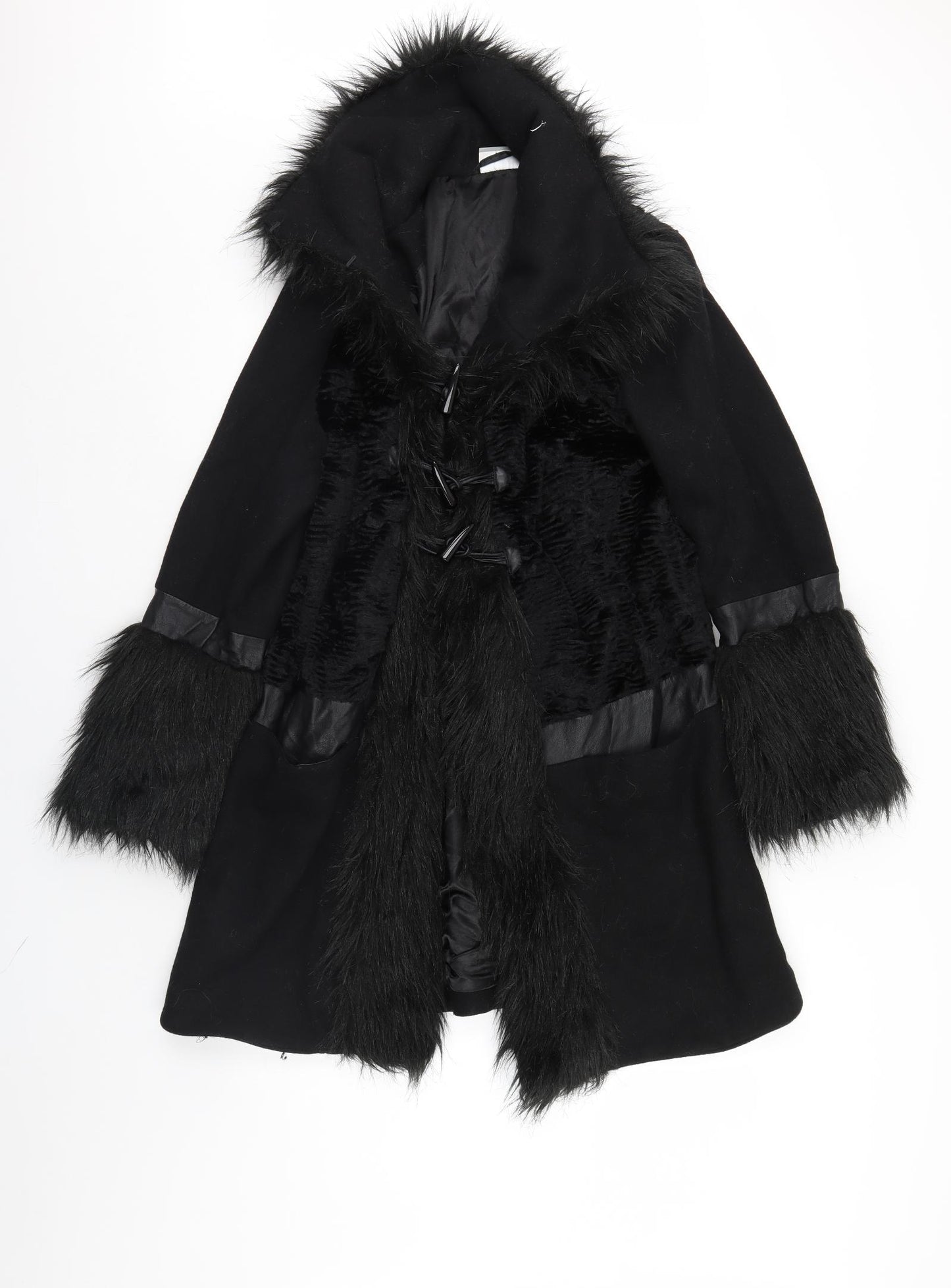 Wallis Womens Black   Gilet Coat Size M