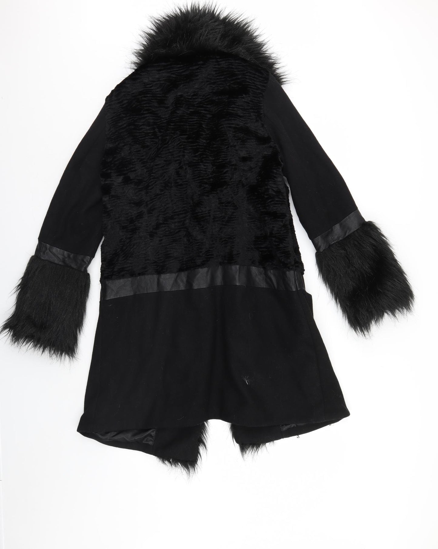 Wallis Womens Black   Gilet Coat Size M