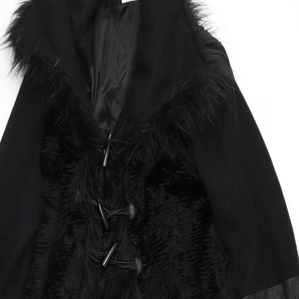 Wallis Womens Black   Gilet Coat Size M