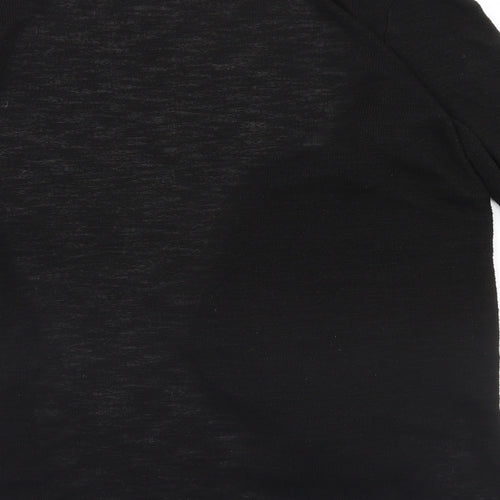 Divided Womens Black   Pullover Jumper Size S