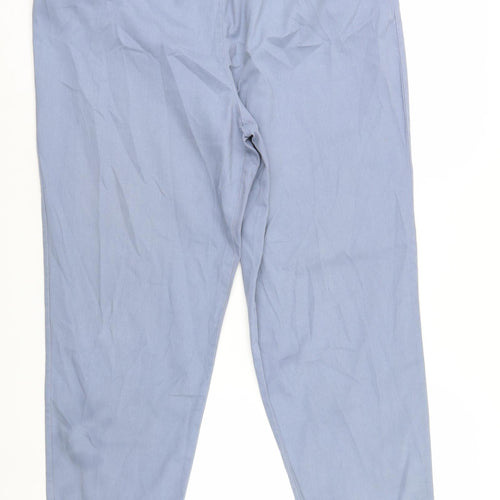 Amber Womens Blue   Trousers  Size 16 L26 in