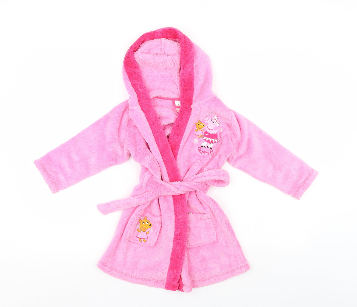 Peppa Pig Girls Pink    Gown Size 2-3 Years