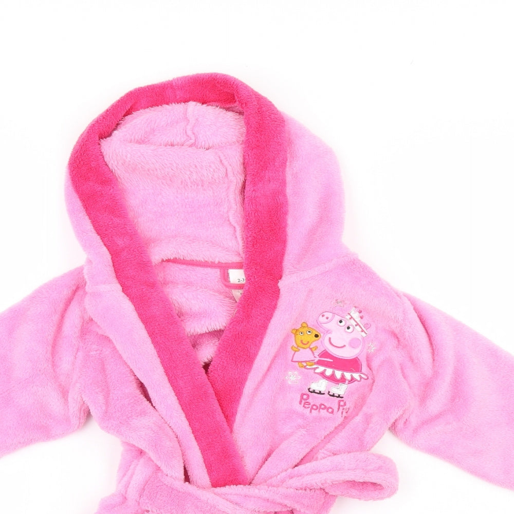 Peppa Pig Girls Pink    Gown Size 2-3 Years