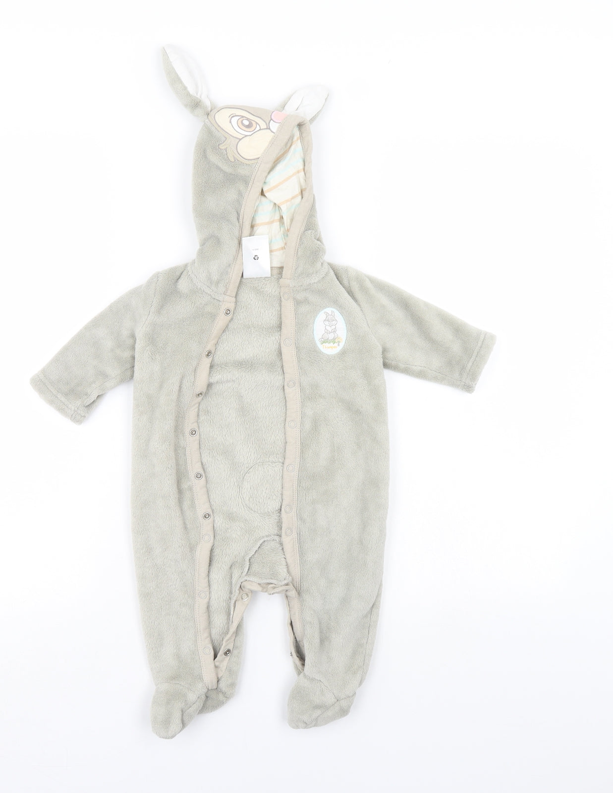 Disney Baby Grey   Babygrow One-Piece Size 3-6 Months