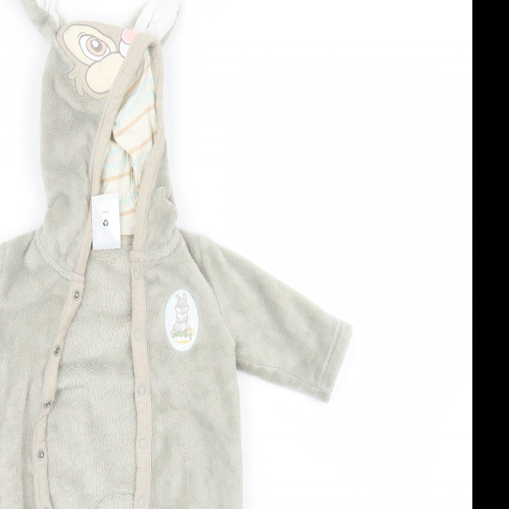 Disney Baby Grey   Babygrow One-Piece Size 3-6 Months
