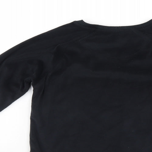 Primark Girls Black   Pullover Sweatshirt Size 8-9 Years