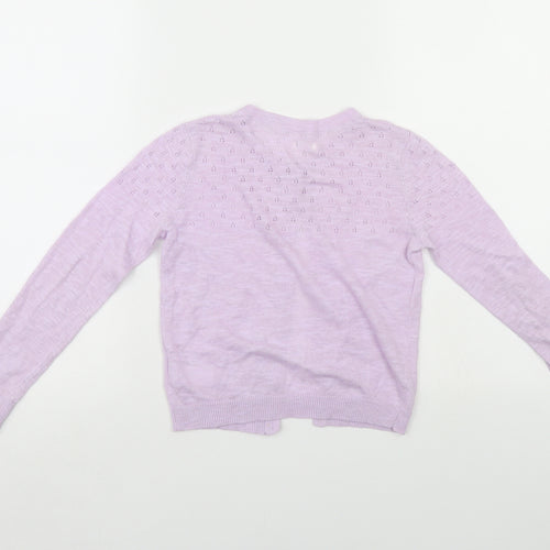 NEXT Girls Purple   Cardigan Jumper Size 8 Years