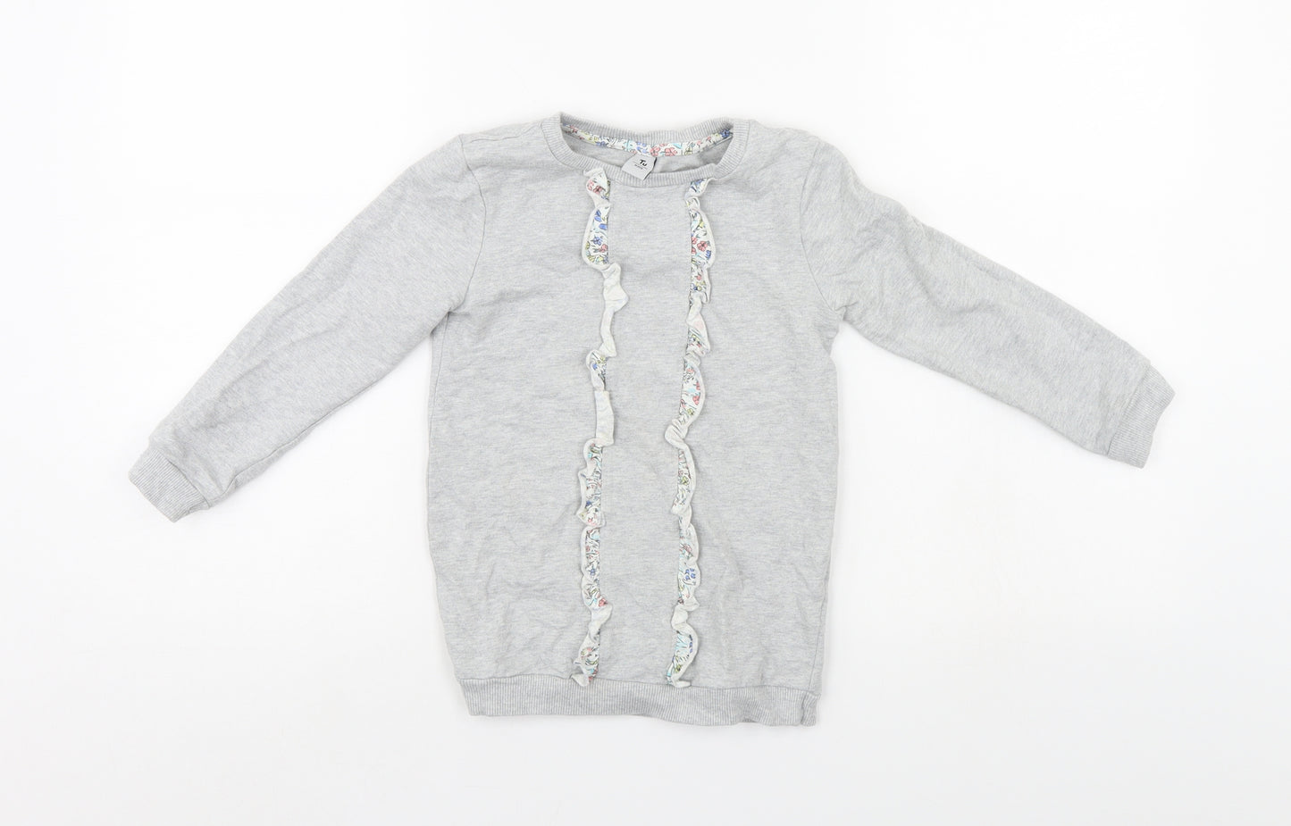 TU Girls Grey   Pullover Sweatshirt Size 4-5 Years