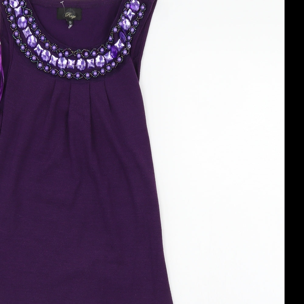 Rage Womens Purple   A-Line  Size 10