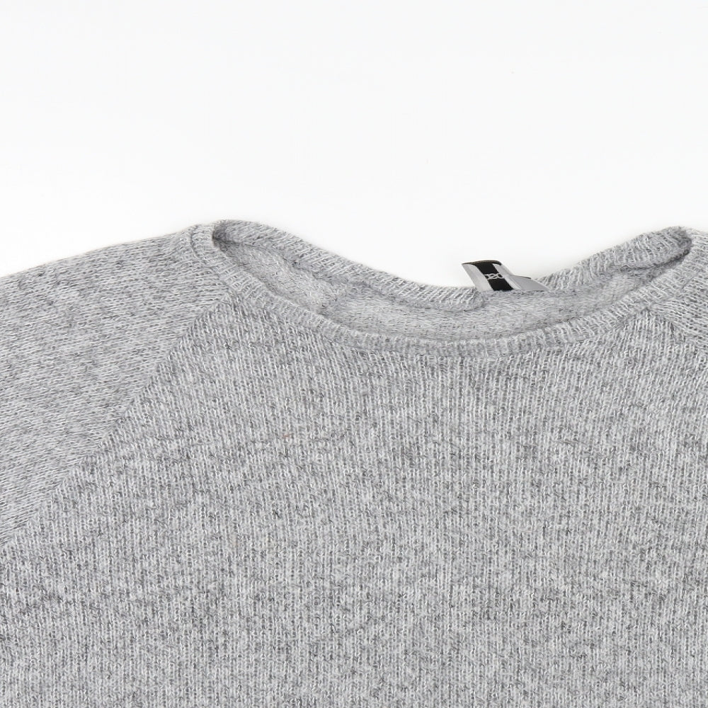 ASOS Womens Grey   Pullover Jumper Size 14  - Batwing