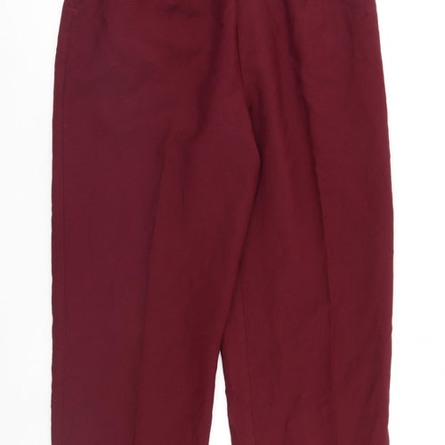Carriage court Womens Purple   Trousers  Size 14 L27 in - Elastic Waist