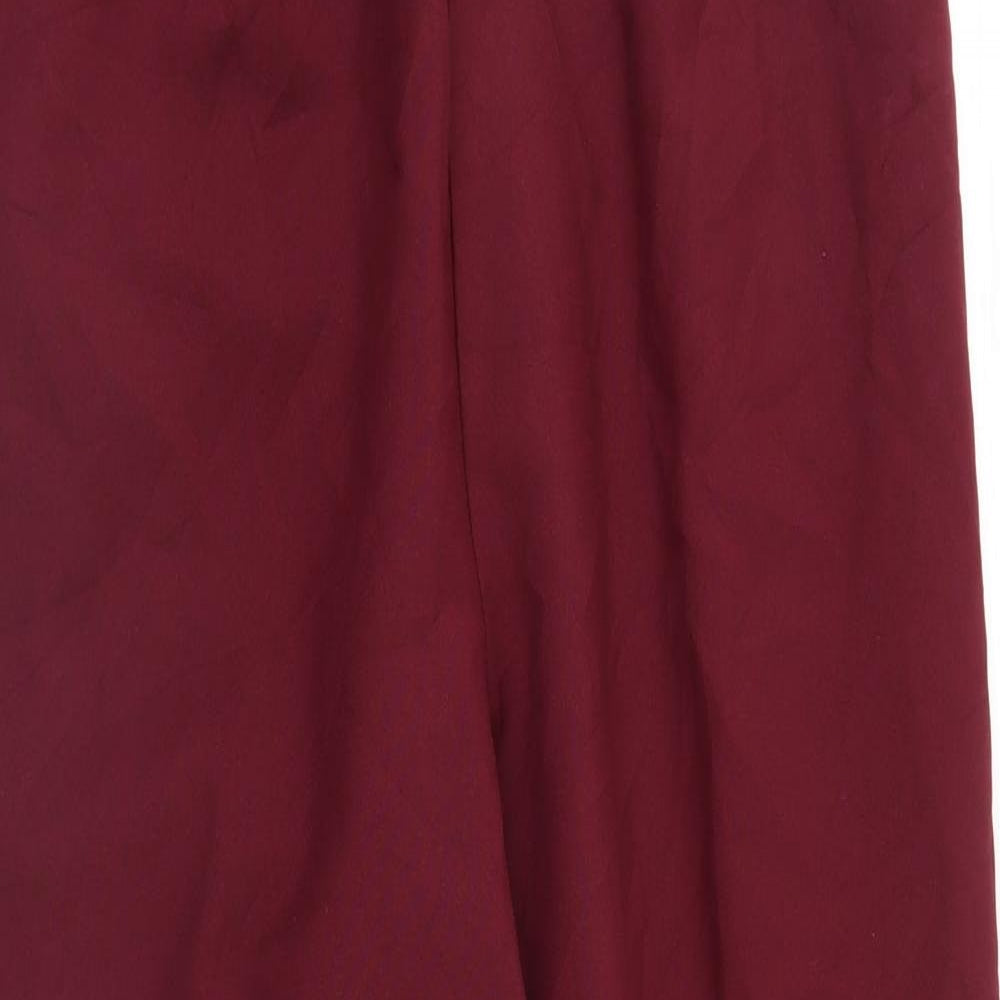 Carriage court Womens Purple   Trousers  Size 14 L27 in - Elastic Waist