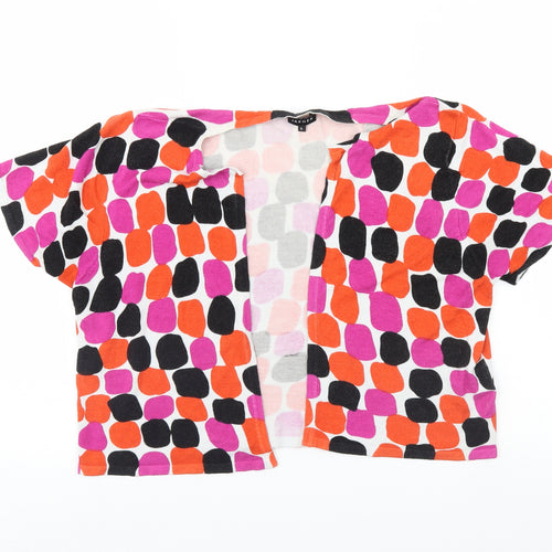 Jaegar Womens Multicoloured Polka Dot  Shrug Jumper Size XL