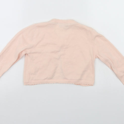 Primark Girls Pink   Shrug Jumper Size 7-8 Years
