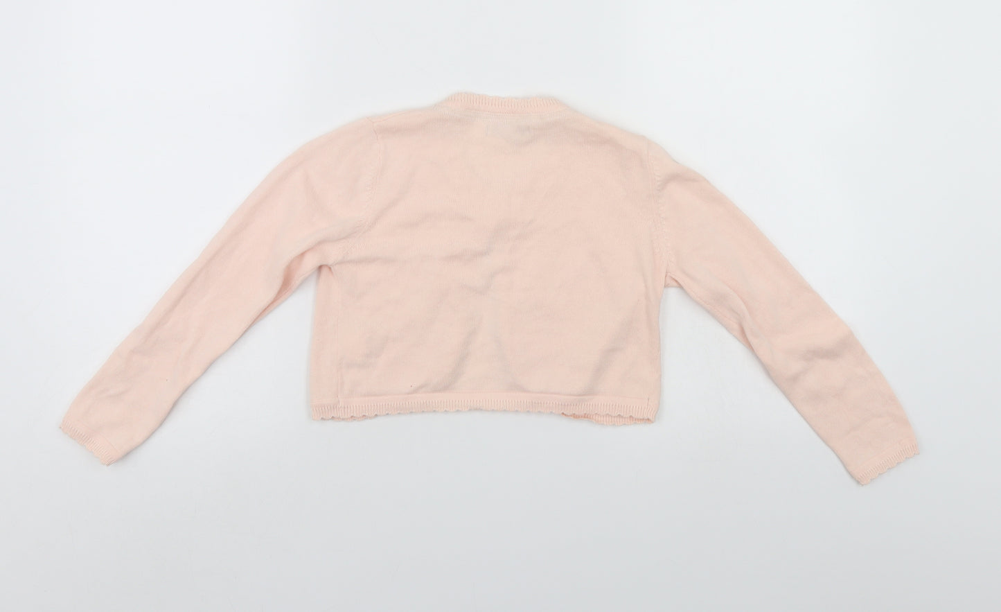 Primark Girls Pink   Shrug Jumper Size 7-8 Years