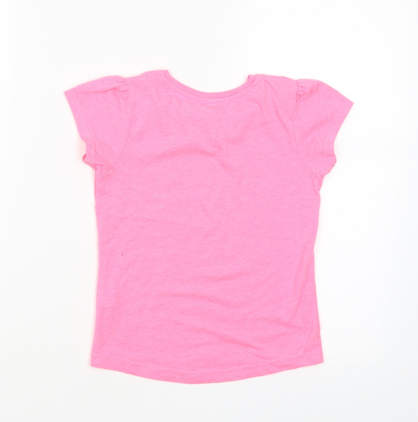 Young Dimension Girls Pink   Basic T-Shirt Size 6-7 Years  - Ice Lolly