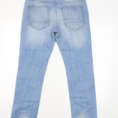 Denim.CO Womens Blue   Straight Jeans Size 32 L28 in