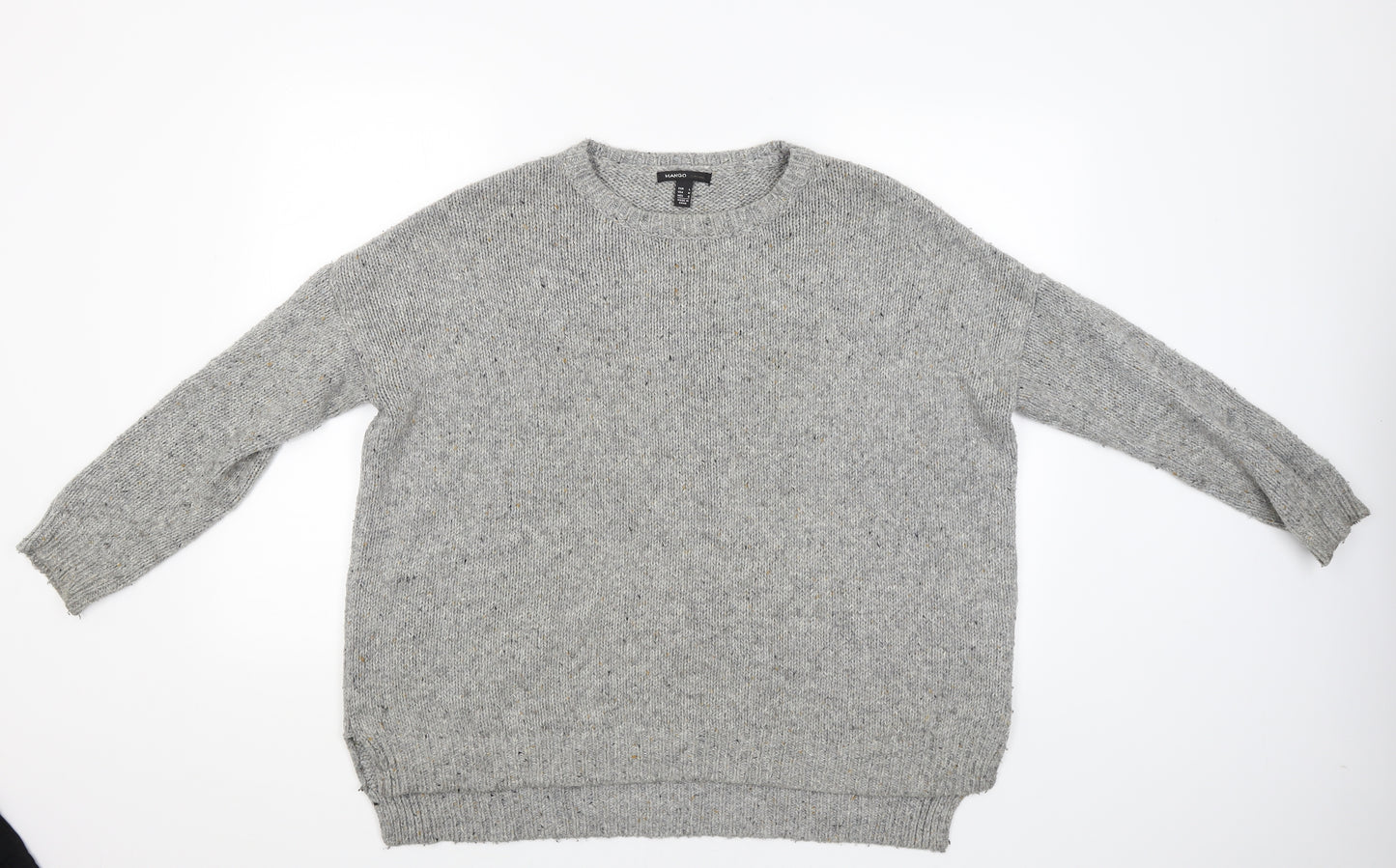 Mango Womens Grey   Pullover Jumper Size L