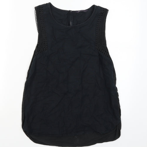 M&S Womens Black   Tank Dress  Size 8