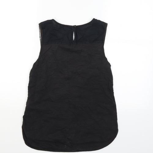 M&S Womens Black   Tank Dress  Size 8