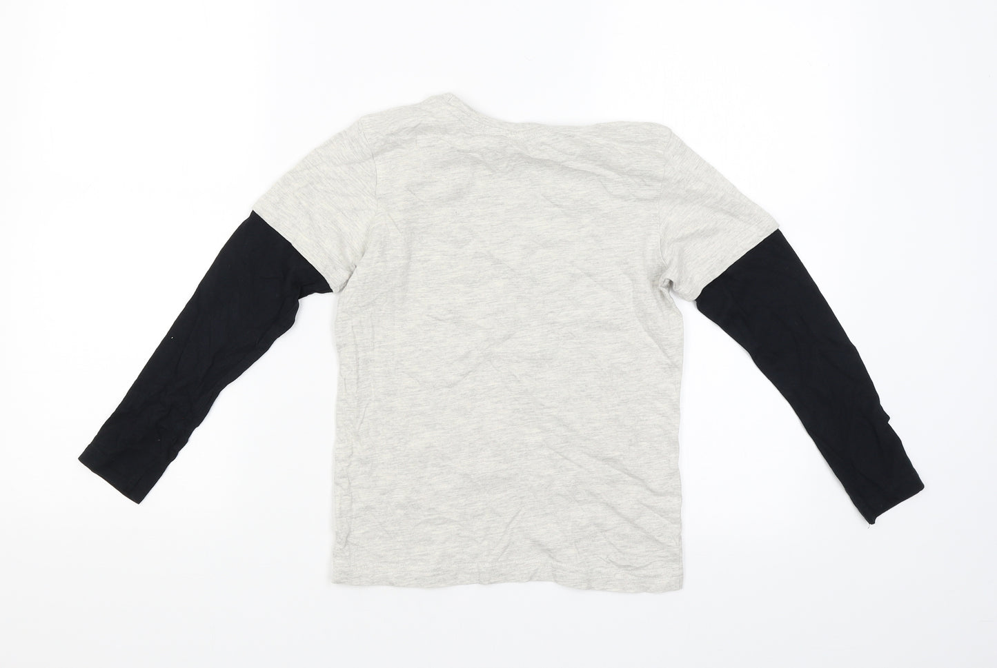 George Boys Grey   Basic T-Shirt Size 7-8 Years  - Children in Need