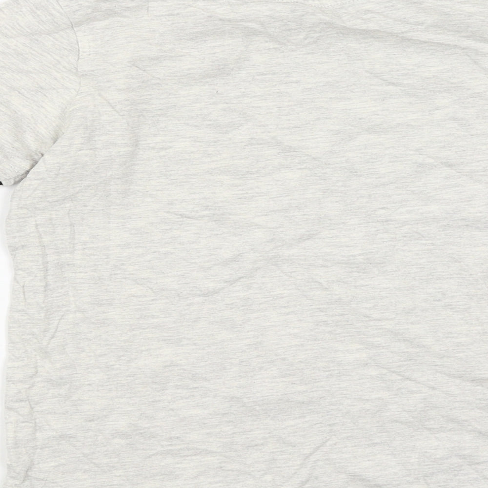 George Boys Grey   Basic T-Shirt Size 7-8 Years  - Children in Need
