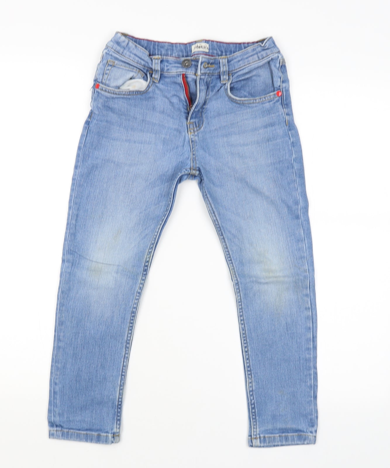 F&F Girls Blue   Straight Jeans Size 7-8 Years