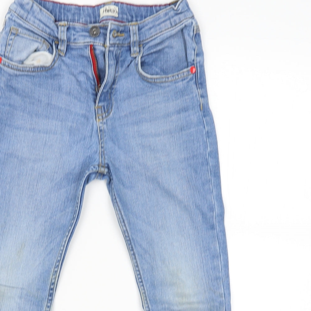 F&F Girls Blue   Straight Jeans Size 7-8 Years