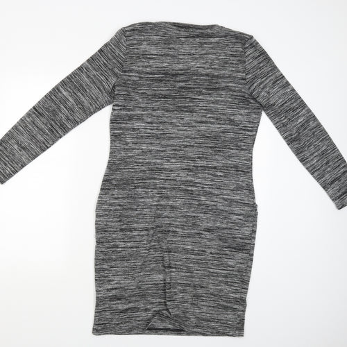M&S Womens Grey   Pencil Dress  Size 12