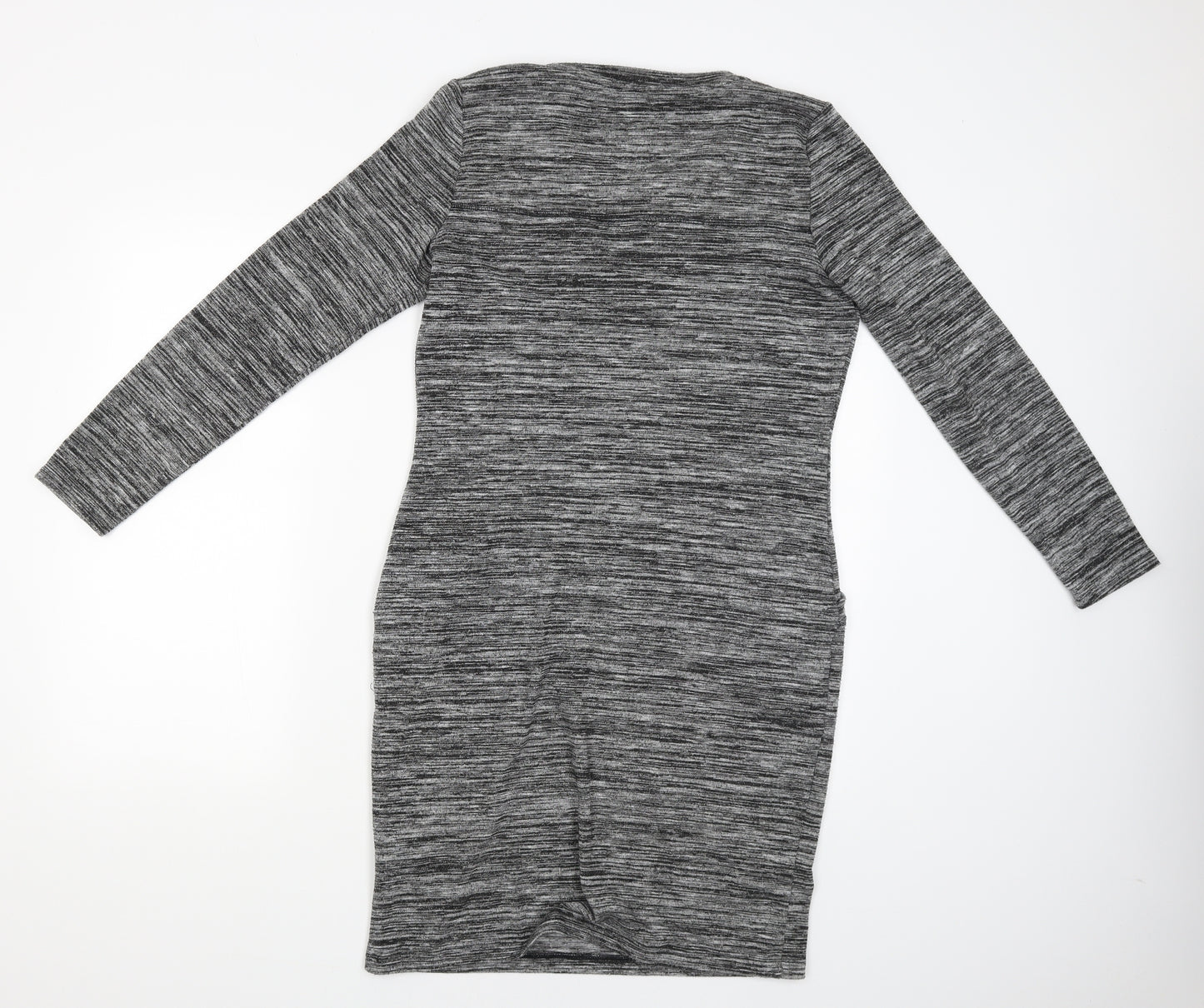 M&S Womens Grey   Pencil Dress  Size 12