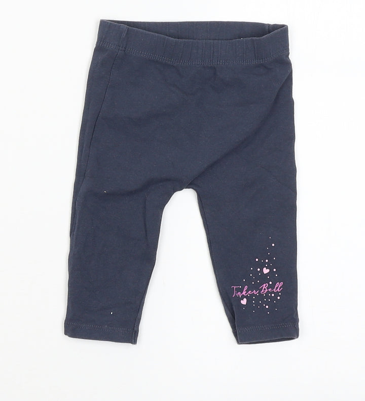 George Boys Blue Sweatpants Trousers Size 3-6 Months - Tinkerbell