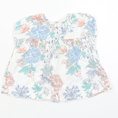 NEXT Girls White Floral  A-Line  Size 3-6 Months