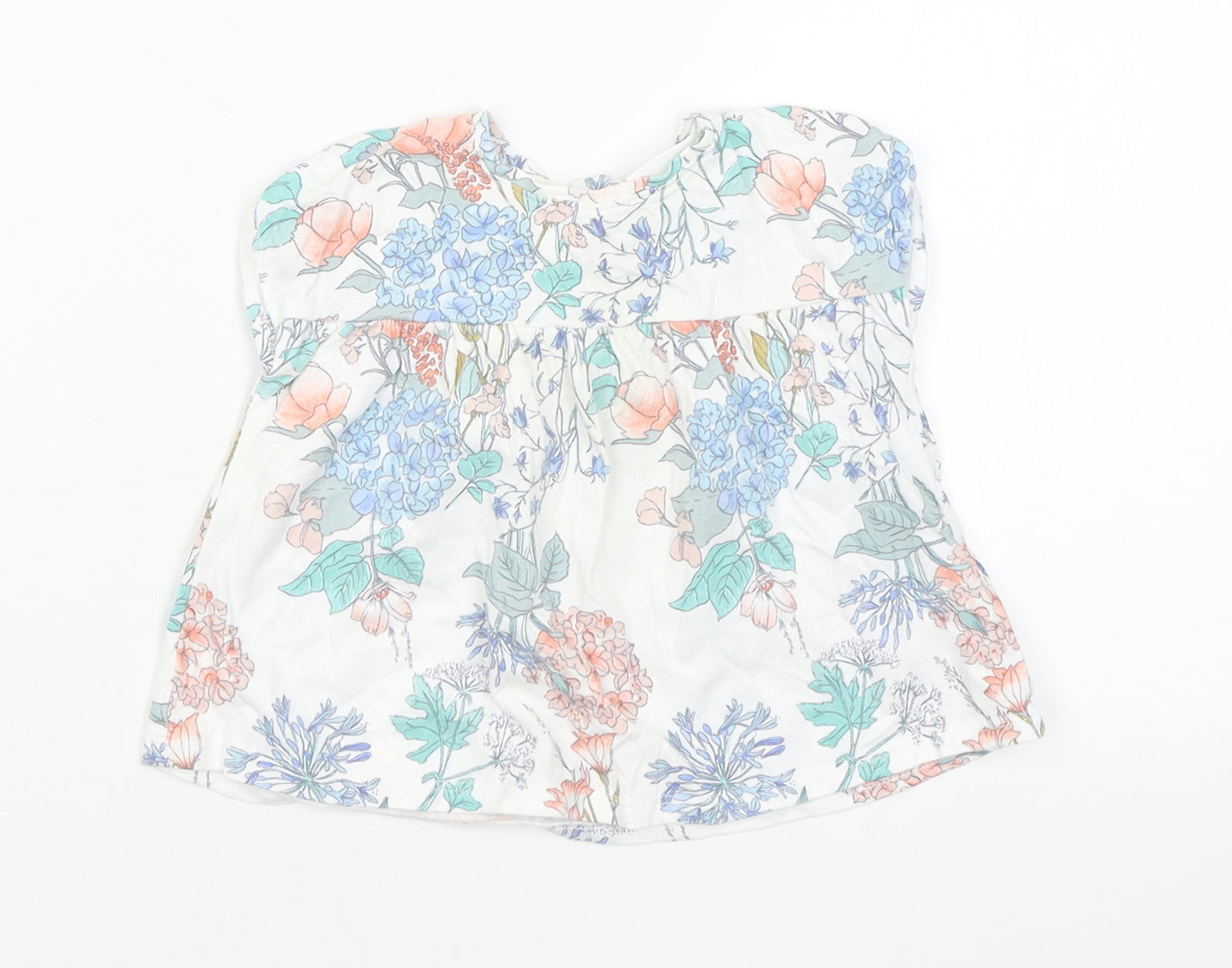 NEXT Girls White Floral  A-Line  Size 3-6 Months