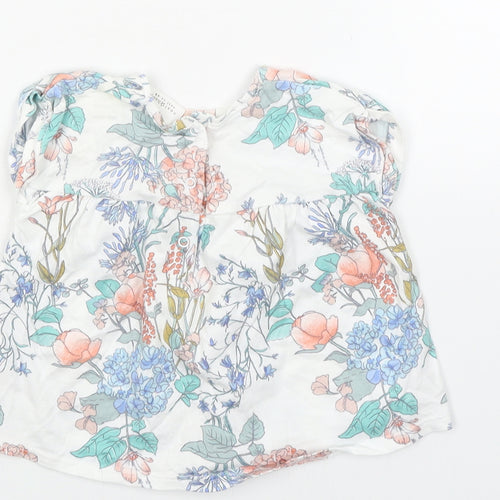 NEXT Girls White Floral  A-Line  Size 3-6 Months