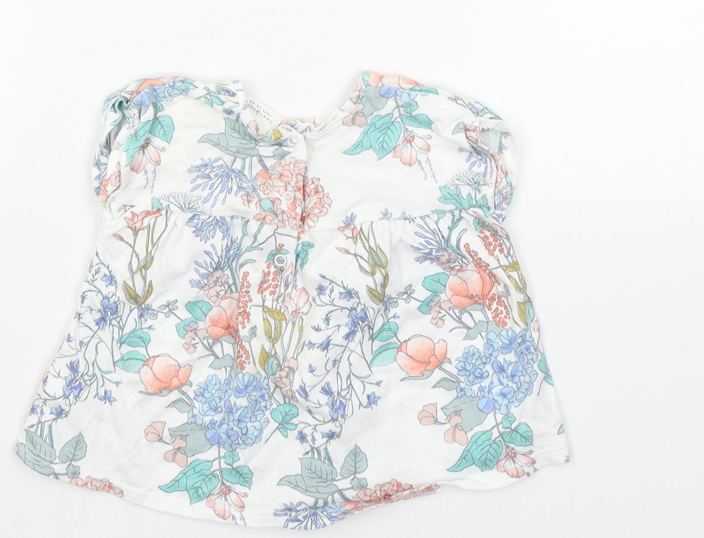 NEXT Girls White Floral  A-Line  Size 3-6 Months