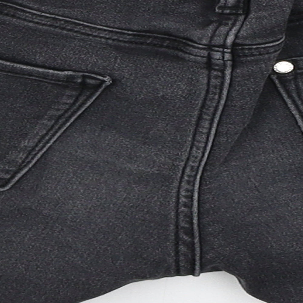 H&M Girls Black   Hot Pants Shorts Size 10-11 Years - Distressed