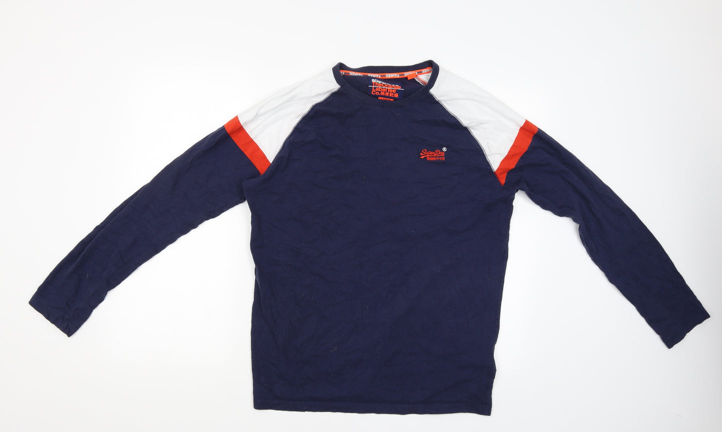 Superdry Mens Blue    T-Shirt Size L