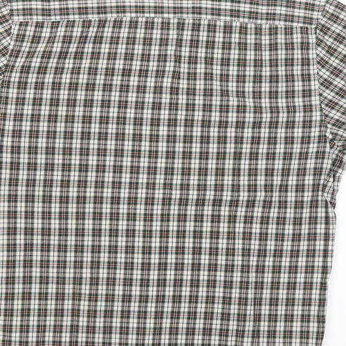 Topman Mens Green Check   Button-Up Size M
